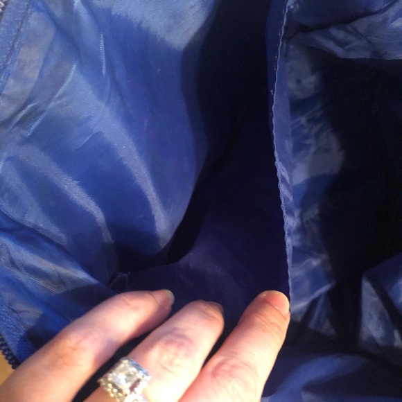 Blue and gold tote bag - Picture 7 of 8